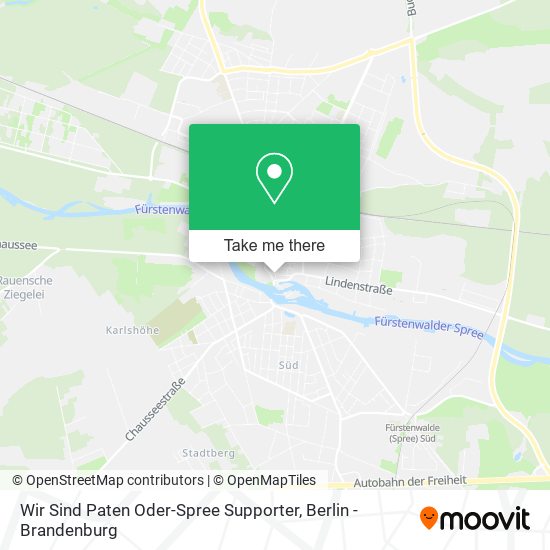 Wir Sind Paten Oder-Spree Supporter map