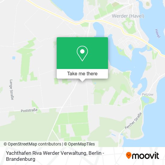 Yachthafen Riva Werder Verwaltung map