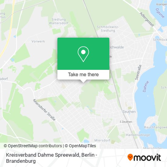 Kreisverband Dahme Spreewald map