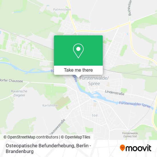 Карта Osteopatische Befunderhebung