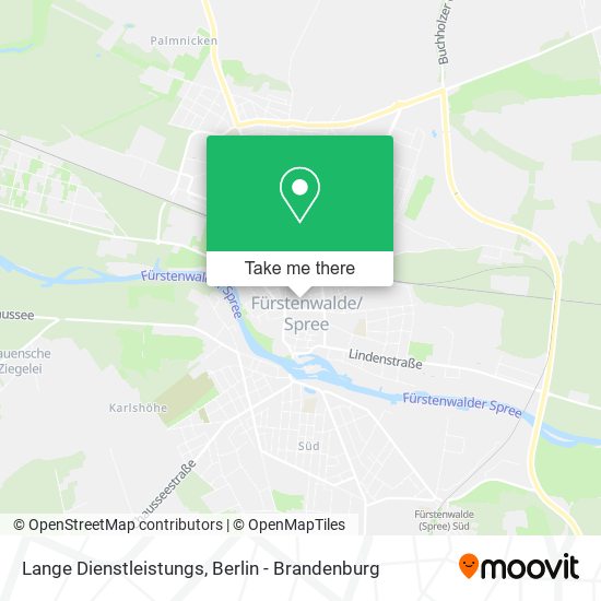 Lange Dienstleistungs map