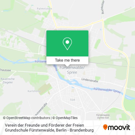 Карта Verein der Freunde und Förderer der Freien Grundschule Fürstenwalde
