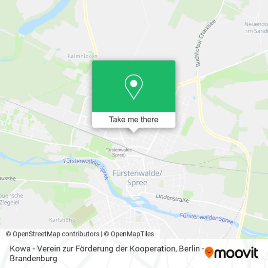 Kowa - Verein zur Förderung der Kooperation map