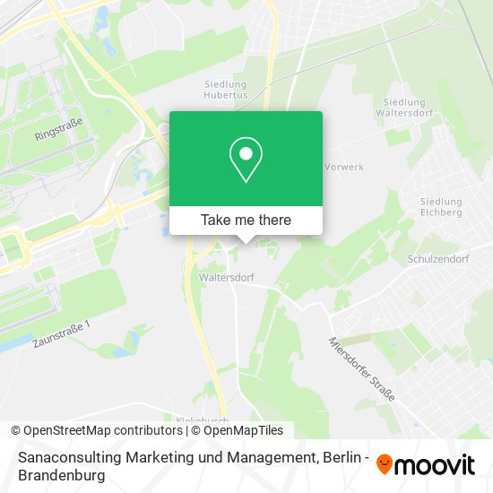 Sanaconsulting Marketing und Management map