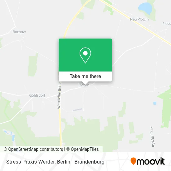 Stress Praxis Werder map