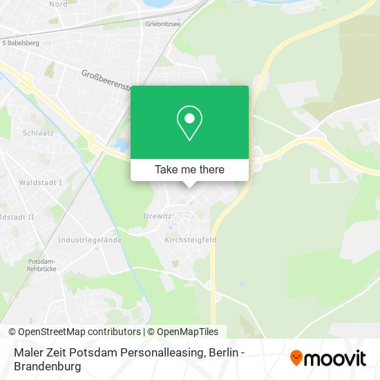 Maler Zeit Potsdam Personalleasing map