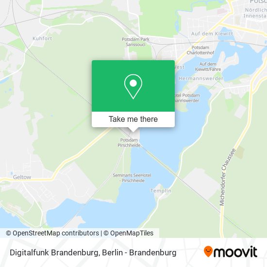 Digitalfunk Brandenburg map