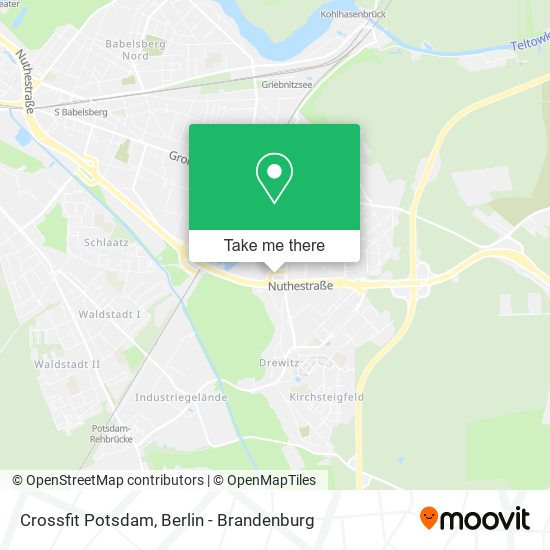 Crossfit Potsdam map