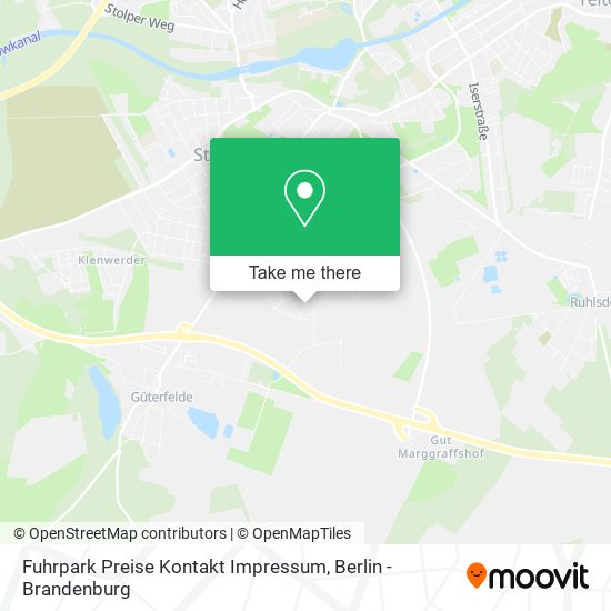 Fuhrpark Preise Kontakt Impressum map