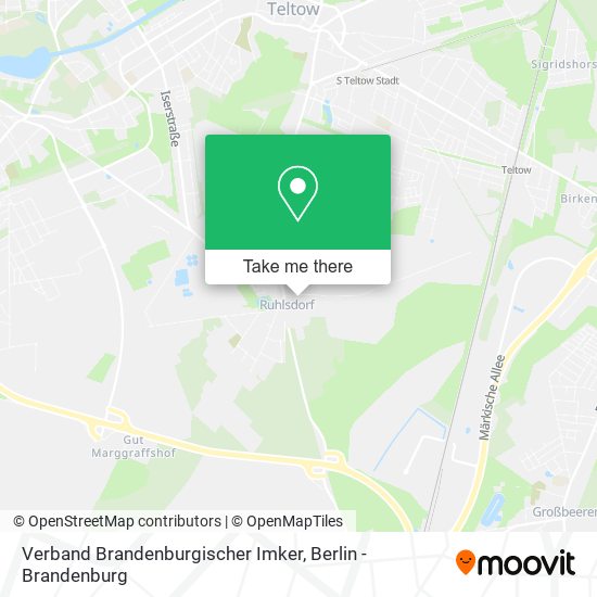 Verband Brandenburgischer Imker map