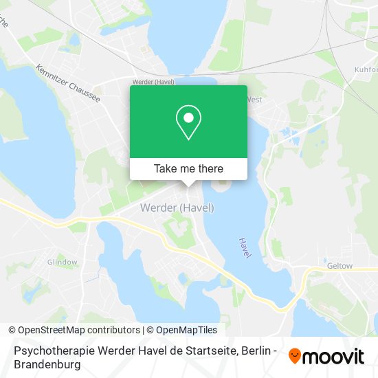 Карта Psychotherapie Werder Havel de Startseite
