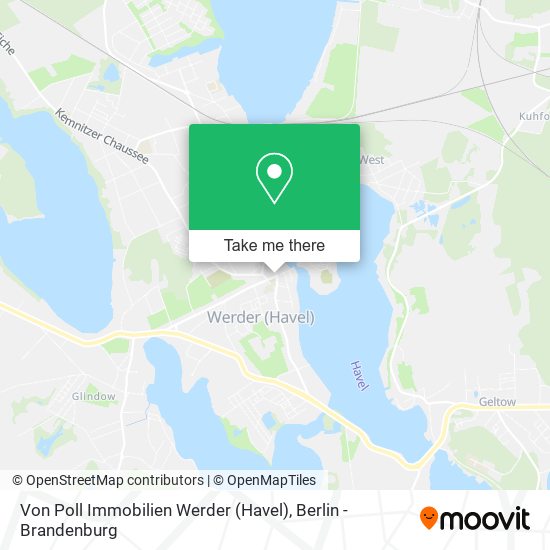 Карта Von Poll Immobilien Werder (Havel)