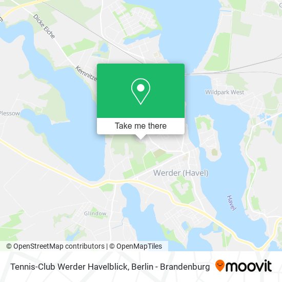 Tennis-Club Werder Havelblick map