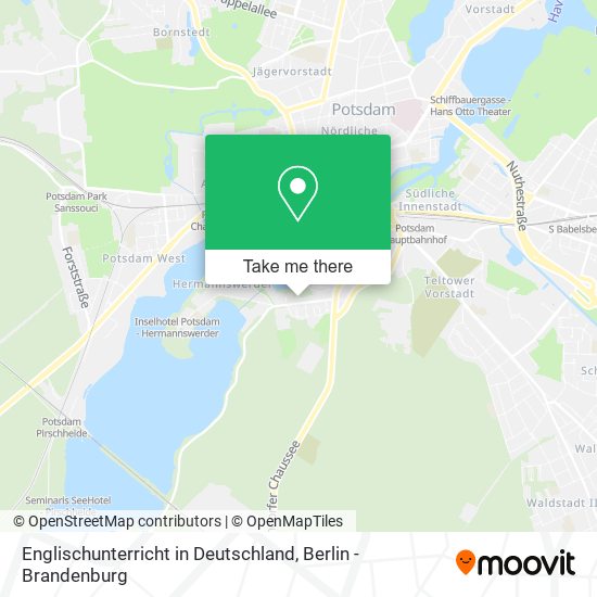 Карта Englischunterricht in Deutschland