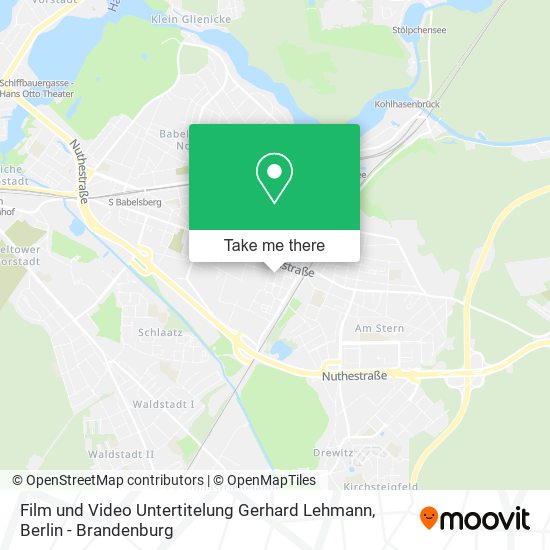 Film und Video Untertitelung Gerhard Lehmann map