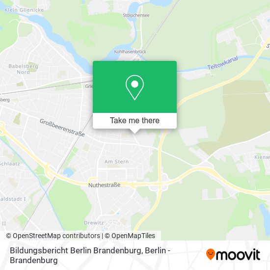 Карта Bildungsbericht Berlin Brandenburg