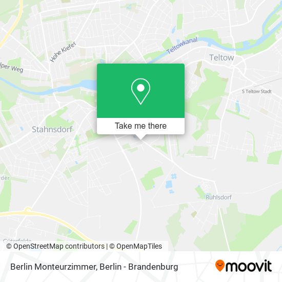 Berlin Monteurzimmer map