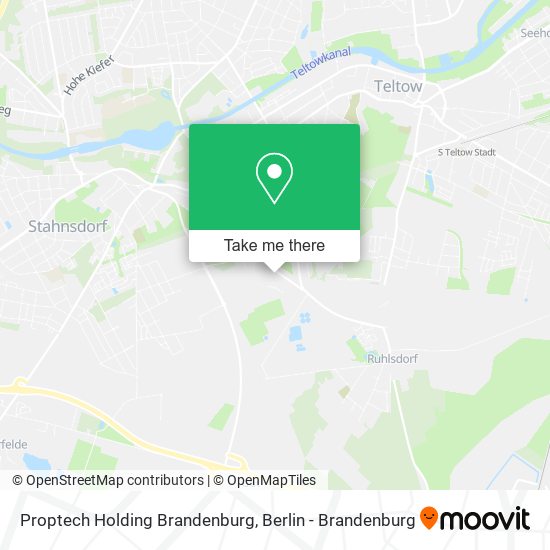 Proptech Holding Brandenburg map