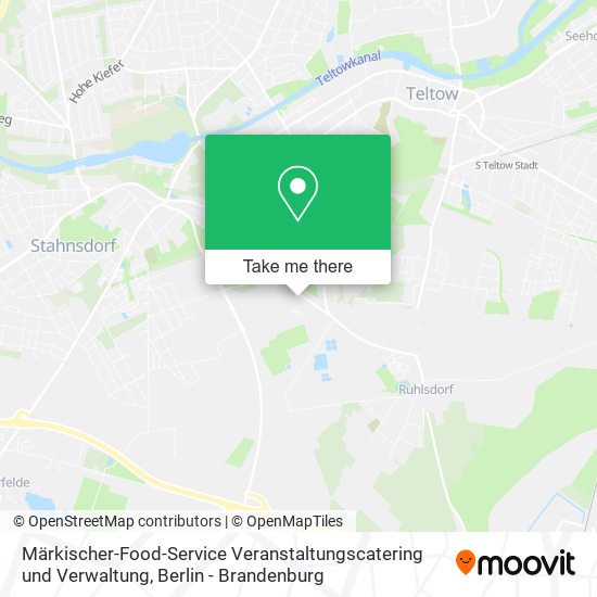 Märkischer-Food-Service Veranstaltungscatering und Verwaltung map