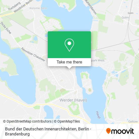 Bund der Deutschen Innenarchitekten map