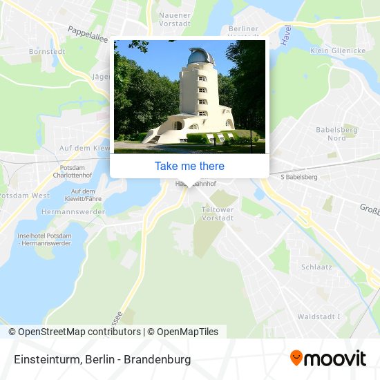 Einsteinturm map