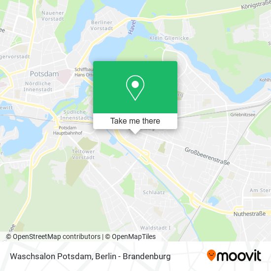 Waschsalon Potsdam map