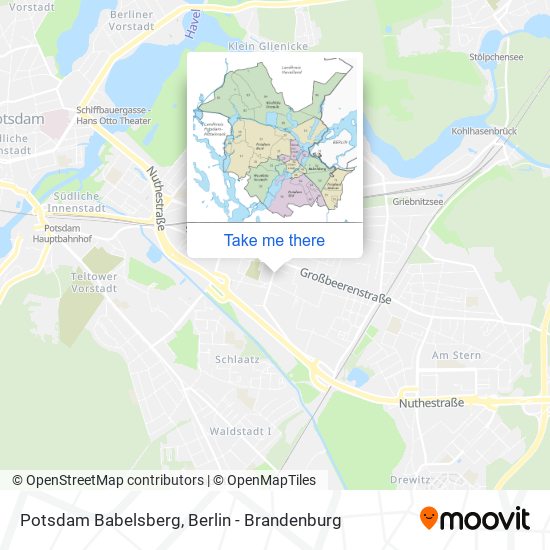 Potsdam Babelsberg map