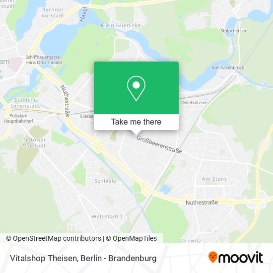 Vitalshop Theisen map