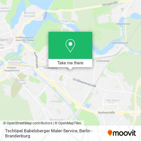 Tschöpel Babelsberger Maler-Service map