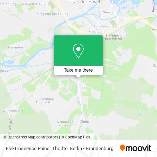 Elektroservice Rainer Thodte map