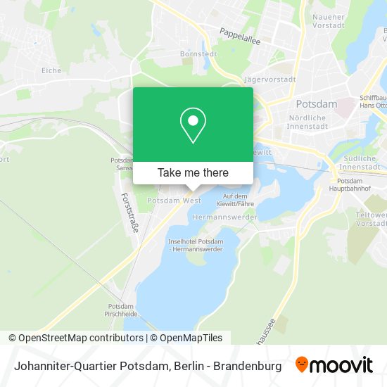 Johanniter-Quartier Potsdam map