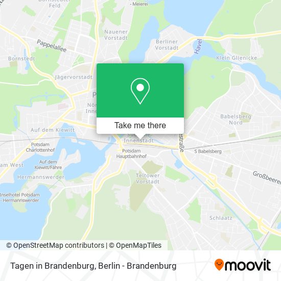 Карта Tagen in Brandenburg