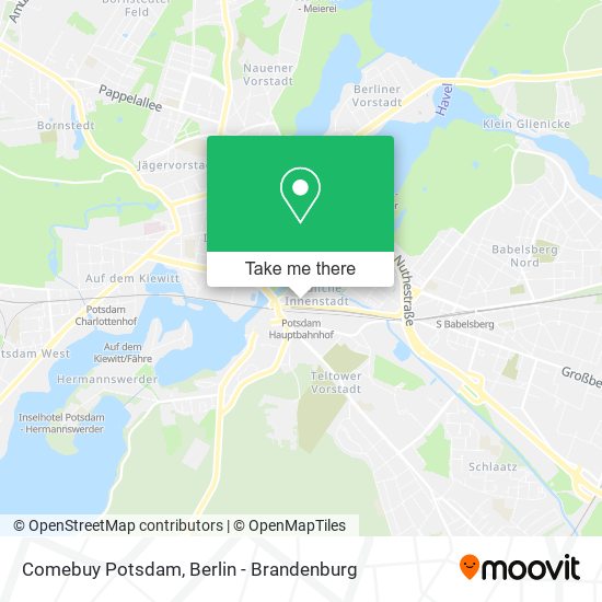 Comebuy Potsdam map