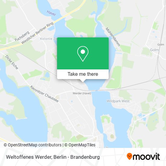 Weltoffenes Werder map
