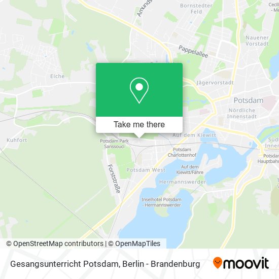 Карта Gesangsunterricht Potsdam