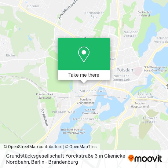 Grundstücksgesellschaft Yorckstraße 3 in Glienicke Nordbahn map