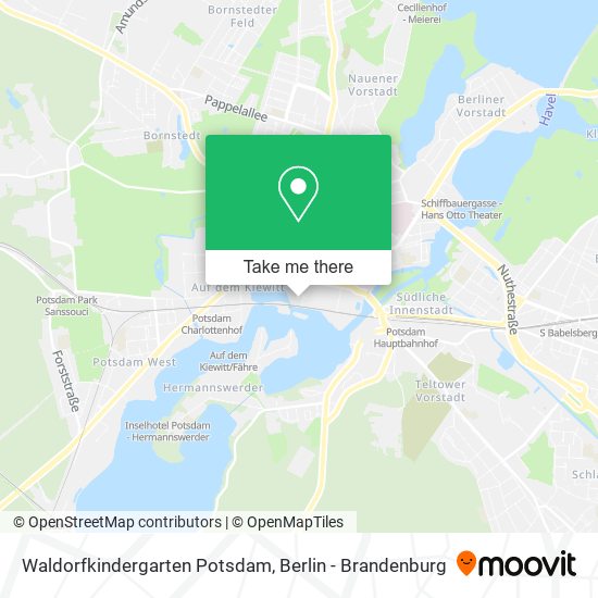 Waldorfkindergarten Potsdam map