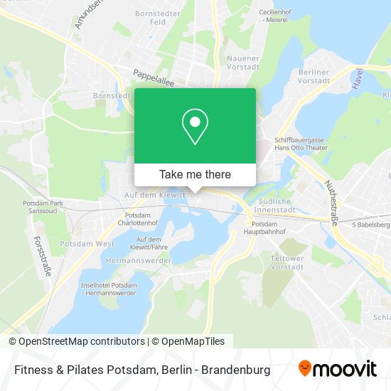 Карта Fitness & Pilates Potsdam