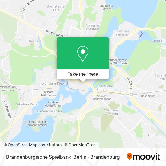Brandenburgische Spielbank map