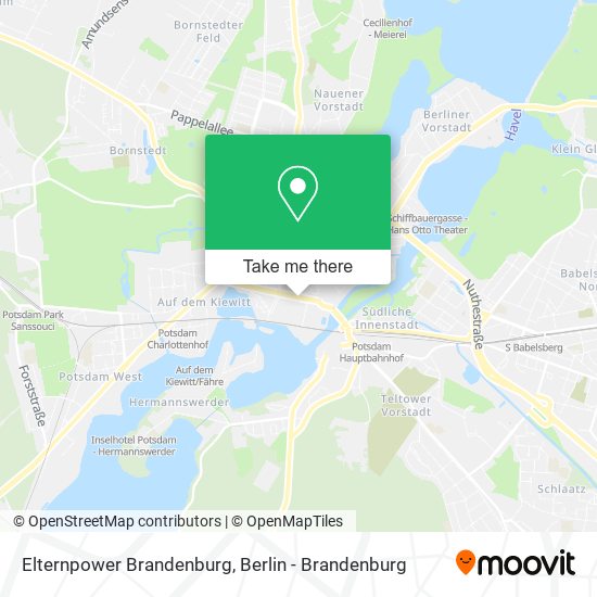Elternpower Brandenburg map
