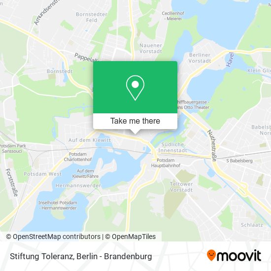 Stiftung Toleranz map