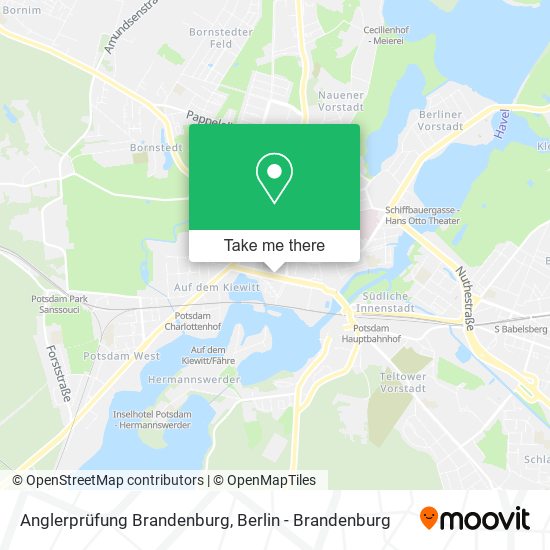 Карта Anglerprüfung Brandenburg