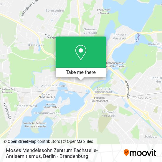 Moses Mendelssohn Zentrum Fachstelle-Antisemitismus map