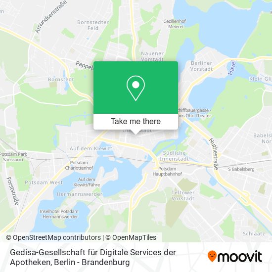 Gedisa-Gesellschaft für Digitale Services der Apotheken map