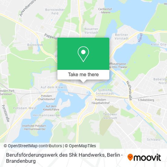 Berufsförderungswerk des Shk Handwerks map