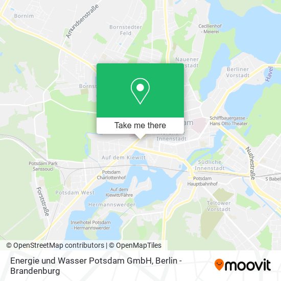 Energie und Wasser Potsdam GmbH map