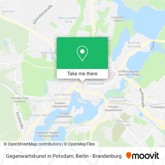 Gegenwartskunst in Potsdam map