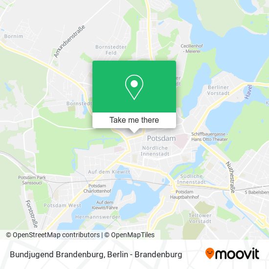 Bundjugend Brandenburg map