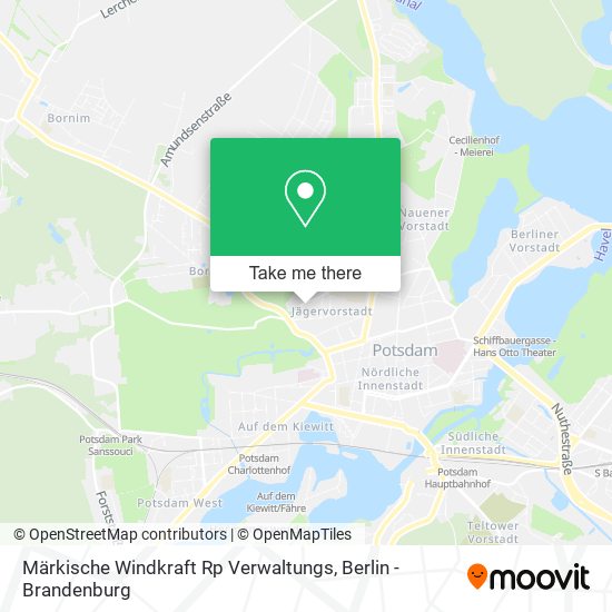 Märkische Windkraft Rp Verwaltungs map