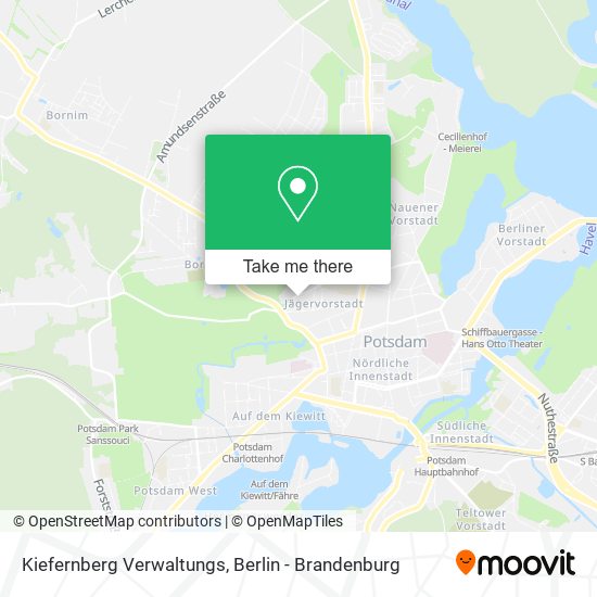 Kiefernberg Verwaltungs map